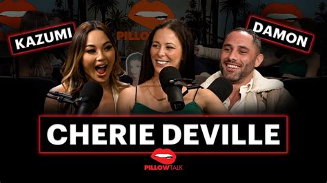 pillowtalk podcast interview turns into 3some|CHERIE DEVILLE & KAZUMI FULL THREESOME DURING。